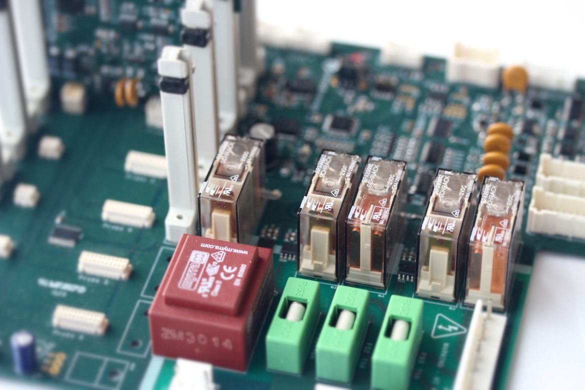 Prototype surgical instrument PCB